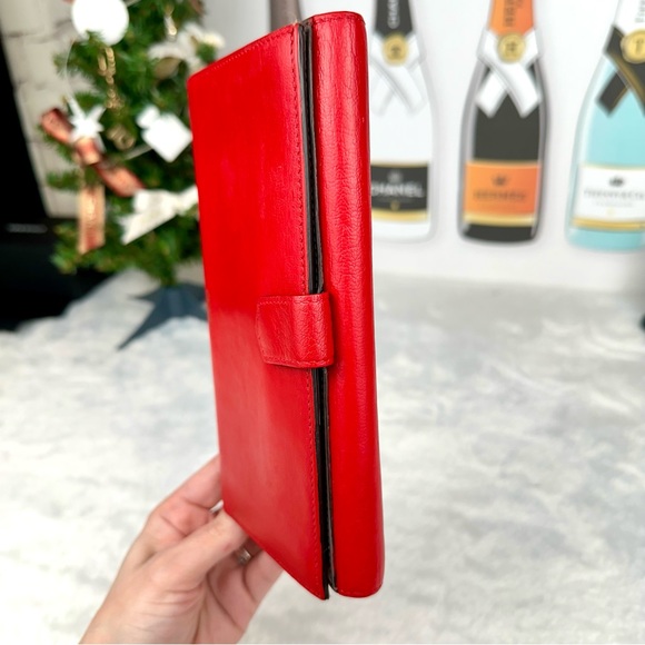 Cartier Red Leather long wallet bifold - Picture 6 of 13
